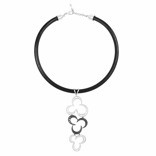 Pendentif Pendentif Or Gris et Diamants 58 Facettes 34B00012