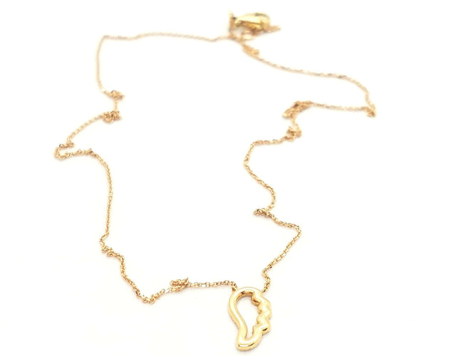 Collier Collier Aile d'ange Or rose Diamant 58 Facettes 579299RV