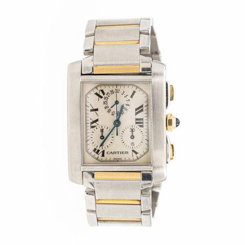 Montre Cartier Montre Tank Française Or jaune 58 Facettes 2057827CN