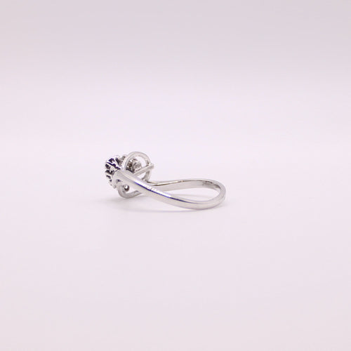 Bague Bague Vintage Diamants Or blanc 58 Facettes