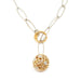 Collier Collier boule diamants deux ors 58 Facettes