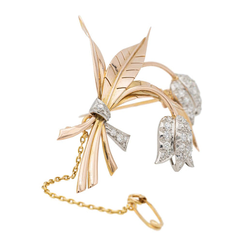 Broche Broche Or rose Diamant 58 Facettes 2569092CN