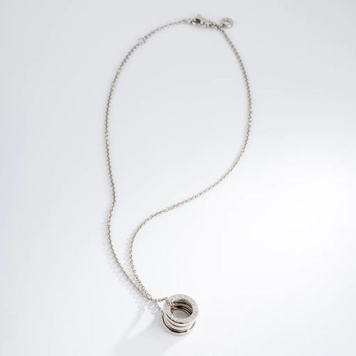 Collier BVLGARI - Collier collection B.Zero1 Or gris 58 Facettes 1