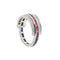 Bague 55 Bague Art Déco avec saphirs, rubis et diamants 58 Facettes 28944