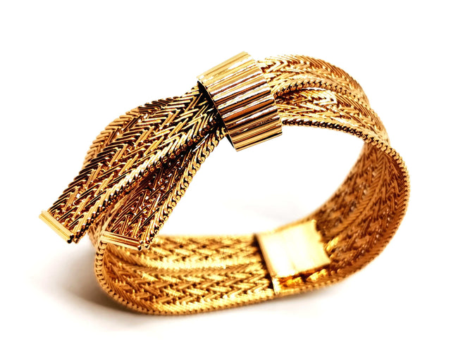 Bracelet Bracelet Manchette Or jaune 58 Facettes 1452666CN