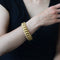 Bracelet Bracelet feuilles d'or vintage 58 Facettes 22-244