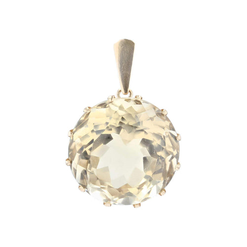 Pendentif Pendentif or jaune citrine vintage 58 Facettes 20-376