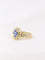 Bague Bague marguerite saphir ovale diamants 58 Facettes J25