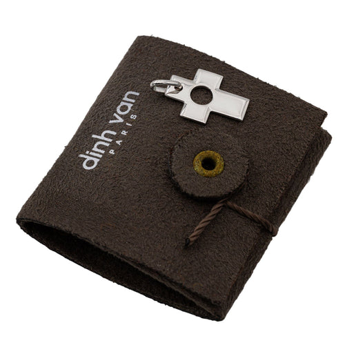 Pendentif Dinh Van Pendentif Croix Percée Or blanc 58 Facettes 2865693RV