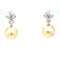 Boucles d'oreilles Boucles d'oreilles Perle Diamants 58 Facettes
