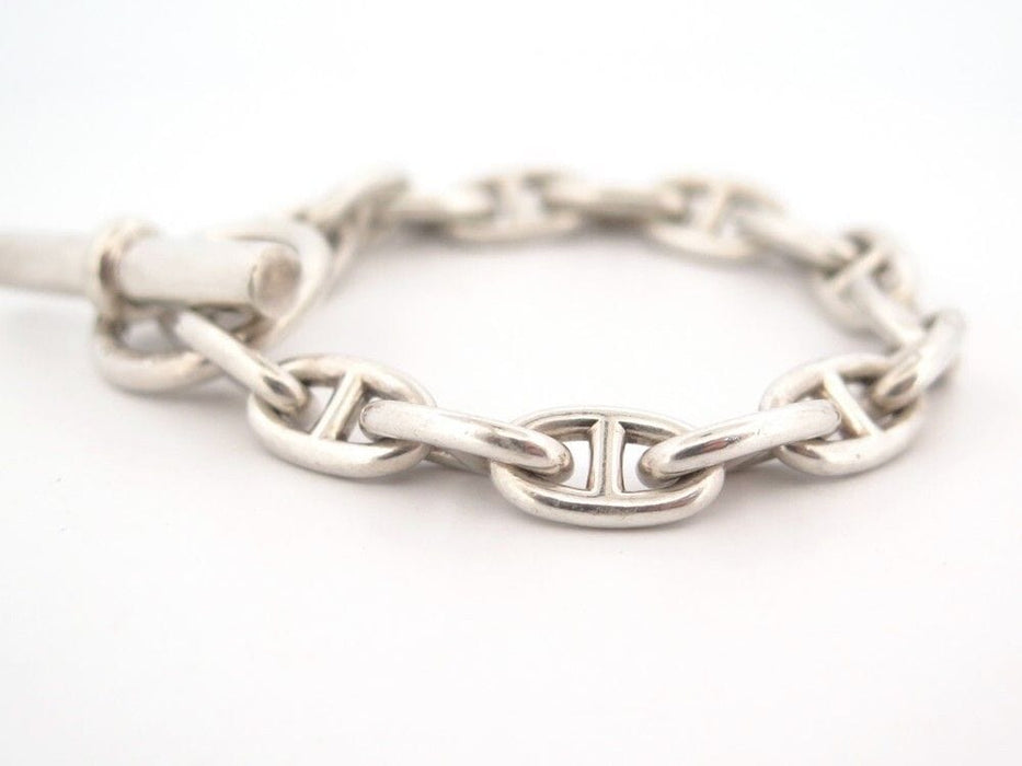 Bracelet bracelet HERMES chaine d'ancre mm argent 925 58 Facettes 255999