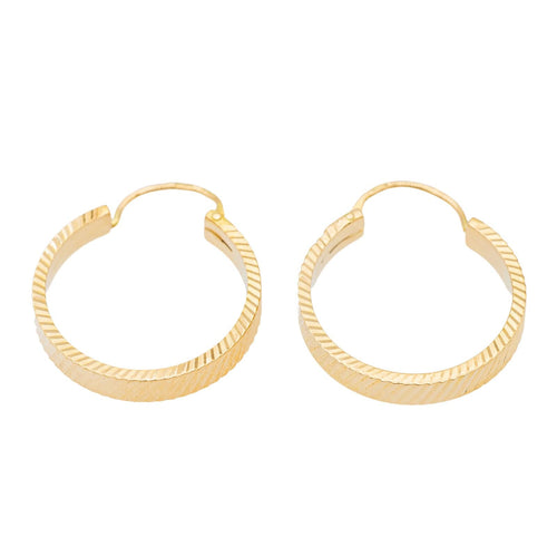 Boucles d'oreilles Boucles d'oreilles Créoles Or jaune 58 Facettes 2597597CN