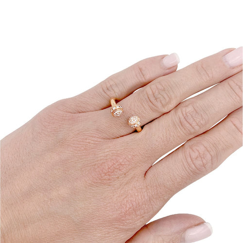 Bague 52 Bague Piaget "Possession", or rose, diamants. 58 Facettes 32703