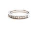 Bague 56 Bague Alliance Or blanc Diamant 58 Facettes 06315CD