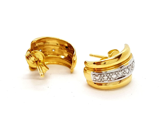 Boucles d'oreilles Boucles d'oreilles Or jaune Diamant 58 Facettes 06364CD