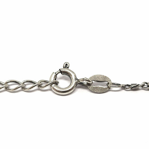 Collier Collier vintage lapis lazuli émail argent 58 Facettes