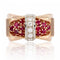 Bague 58 Bague tank diamants et rubis 58 Facettes 22-627