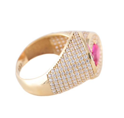 Bague BAGUE "ETREINTE" OR & ZIRCONIUMS 58 Facettes BO/220090