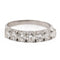 Bague 52.5 Bague Demi alliance or blanc Diamant 58 Facettes 2432013CN
