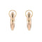 Boucles d'oreilles Boucles d'oreilles anciennes clip créoles or rose 58 Facettes 21-767