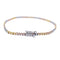 Bracelet Bracelet ligne diamants, 3 ors. 58 Facettes 32260