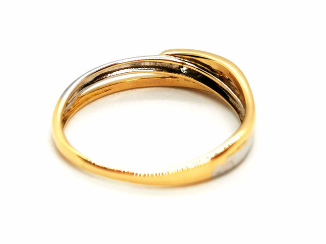 Bague 55 Bague Trilogie Or jaune Diamant 58 Facettes 1610136CN