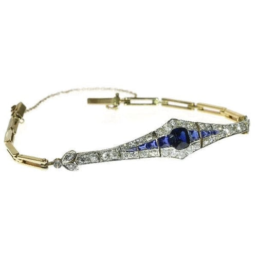 Bracelet Bracelet, diamants, saphir 58 Facettes 12247-0029