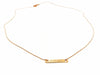 Collier Ginette NY Collier Baguette Or rose 58 Facettes 1964552CN
