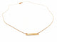 Collier Ginette NY Collier Baguette Or rose 58 Facettes 1964552CN