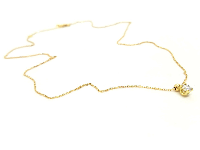 Collier Collier Chaîne + pendentif Or jaune Diamant 58 Facettes 579124RV