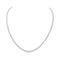 Collier Collier rivière or blanc, diamants. 58 Facettes 32333