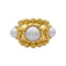 Bague 46 Bague Chanel, Baroque, or jaune, perles. 58 Facettes 32444