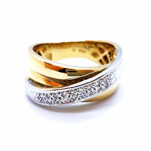 Bague 55 Bague Or jaune Diamant 58 Facettes 2127992CN