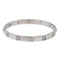 Bracelet Cartier Bracelet Jonc Love Or blanc Diamant 58 Facettes 2873481RV