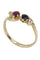 Bague 53 BAGUE MODERNE RUBIS, SAPHIR ET DIAMANTS 58 Facettes 065711