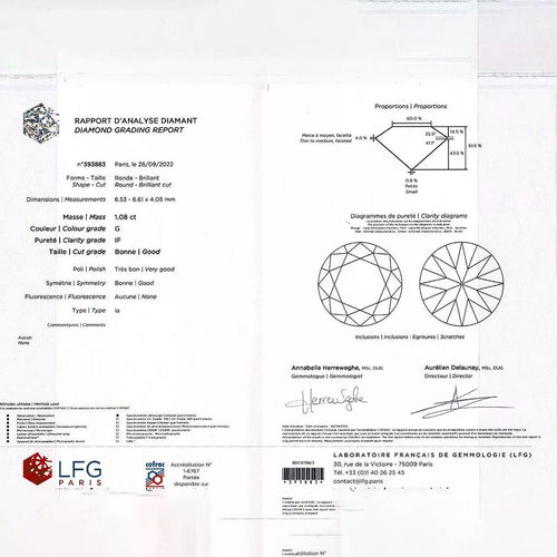 Bague 53 Bague solitaire, or blanc, diamant 58 Facettes 32530