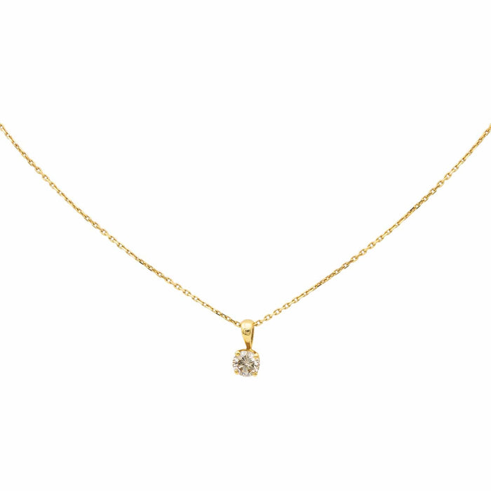 Collier Collier Chaîne + pendentif Or jaune Diamant 58 Facettes 578620CD