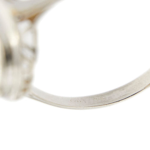 Bague 59 Bague Or blanc Aigue-marine 58 Facettes 27600