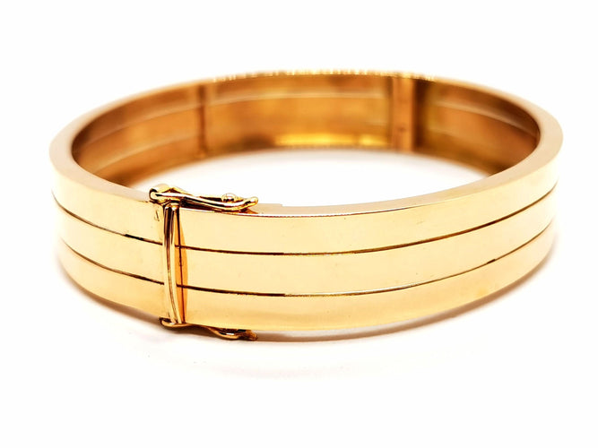 Bracelet Bracelet Jonc Or jaune 58 Facettes 1752333CN