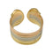 Bague 48 Bague Cartier vintage, "Double C", trois ors. 58 Facettes 31301