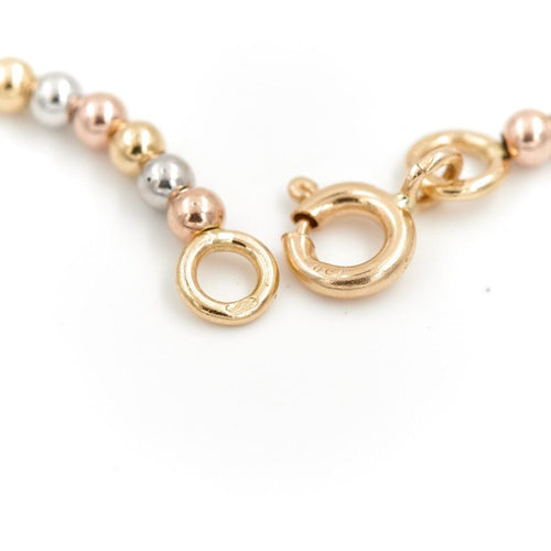 Collier Collier Boule Or blanc 58 Facettes 1887730CN