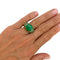 Bague 53 Bague jonc en or jaune, tsavorites et jadéite. 58 Facettes 31710