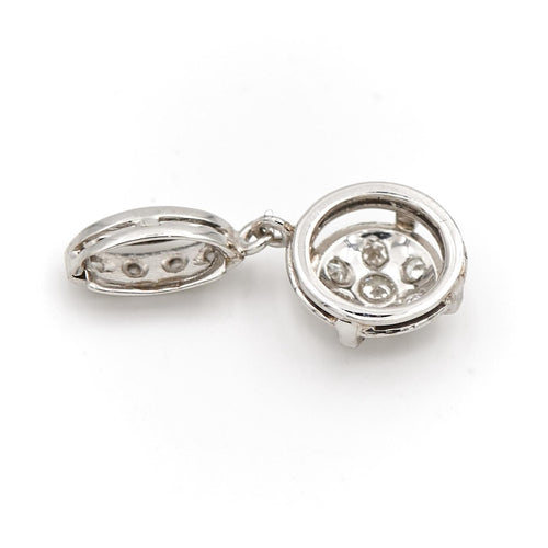 Collier Pendentif Or blanc Diamant 58 Facettes 2024920CN