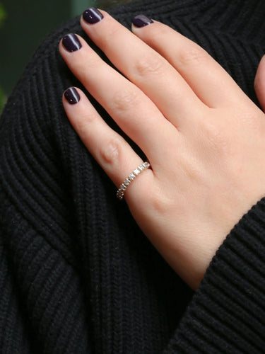 Bague Alliance américaine diamants 0,6 ct 58 Facettes J49