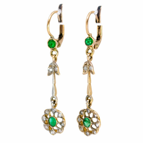 Boucles d'oreilles Émeraude, Diamant, 18 ct, Boucles d'oreilles 58 Facettes A52E6214E4434E268A3ABA20A93E474C