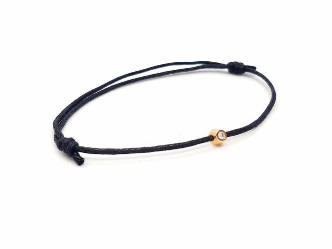 Bracelet Bracelet Cordon Or rose Diamant 58 Facettes 578855RV