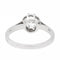 Bague 55 Bague Solitaire Or blanc Diamant 58 Facettes 2538667CN