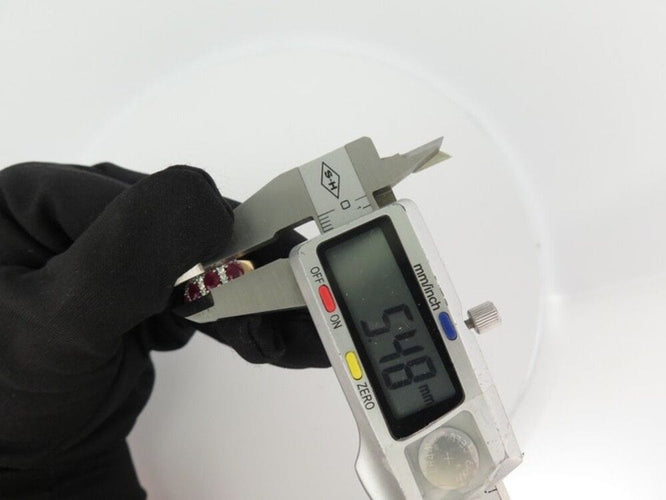 Bague 56 bague en or jaune 18k t56 pavage de 42 diamants 0.63ct & 5 rubis 2.5ct 58 Facettes 251212