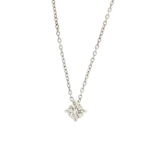 Collier Collier "Point lumineux" Or blanc Diamant 58 Facettes 172
