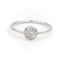 Bague 54 Bague Or blanc Diamant 58 Facettes 1653915CN